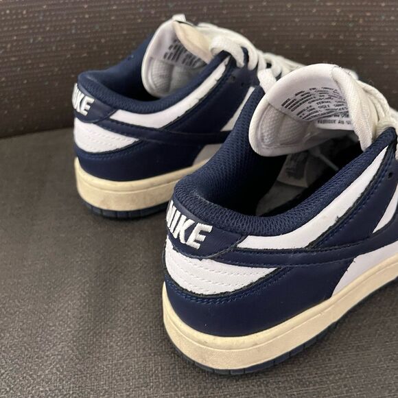 Nike Wmns Dunk Low Vintage Navy Size 5.5 - Picture 3 of 5